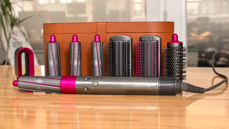 The Dyson Airwrap Complete set comes with all of the styling accessories, and a $550 price tag.